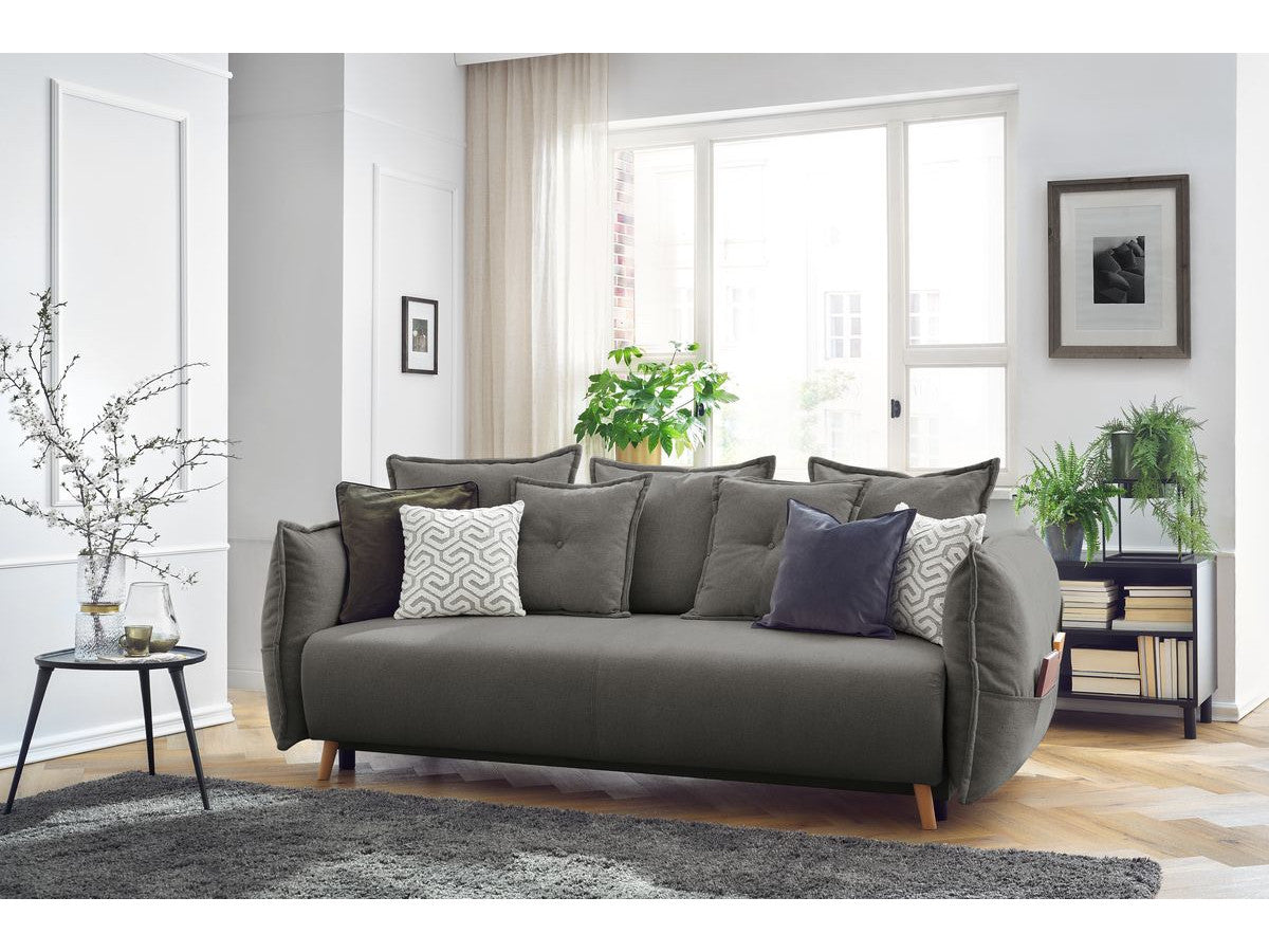 Rett sovesofa med oppbevaring NESSA
