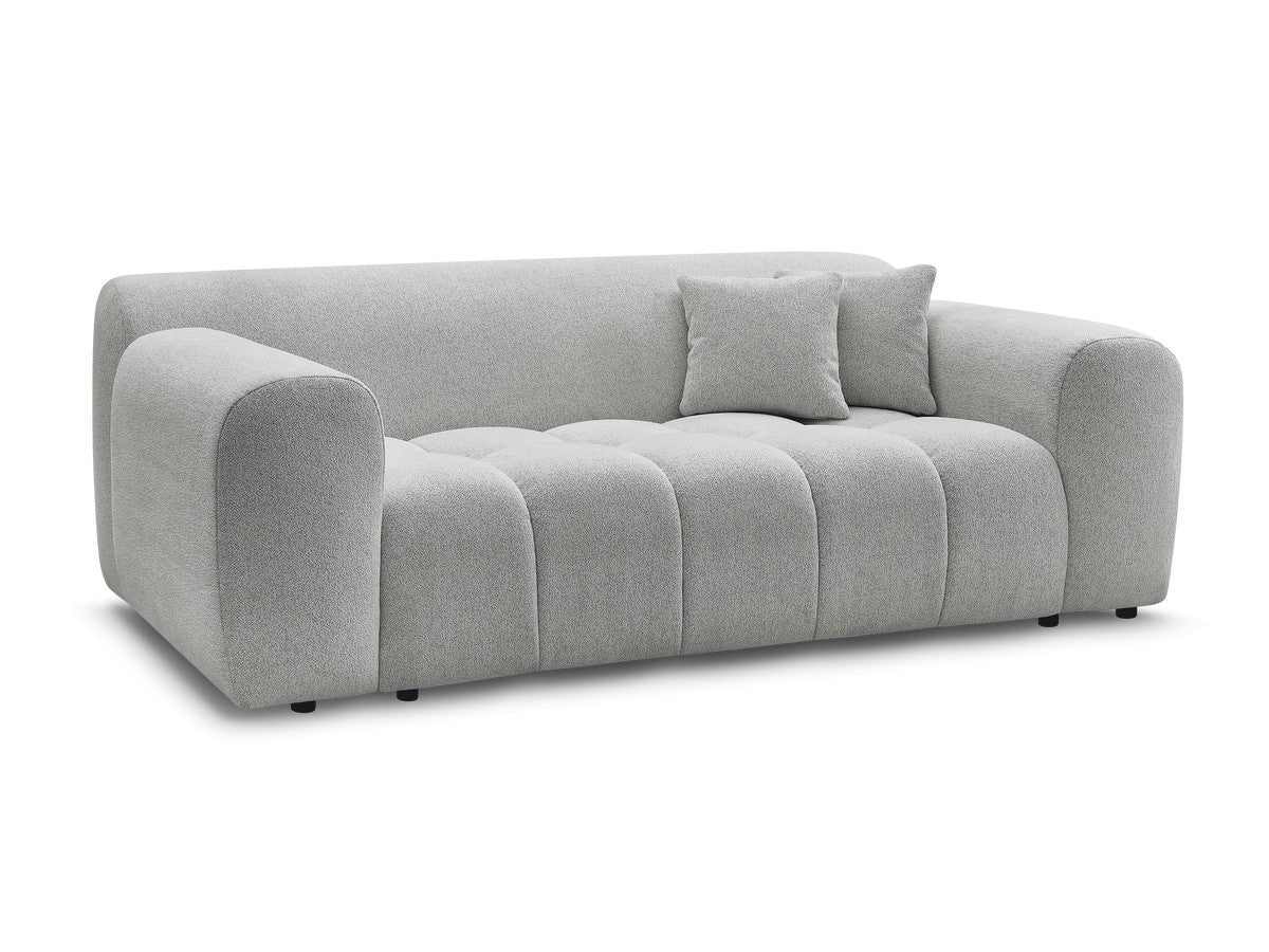 Rett sofa 2-seter MELISSE i melert stoff