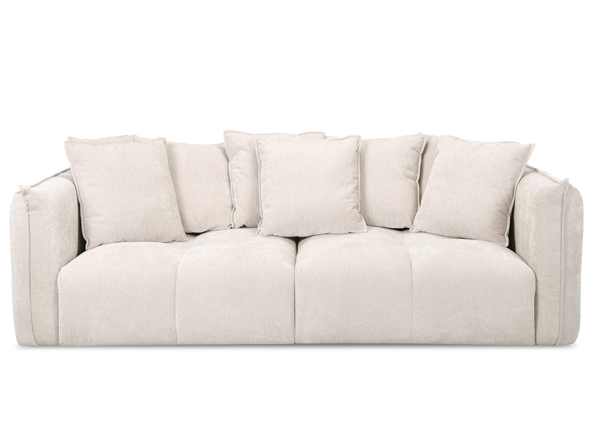 Rett sofa 3-seter dyp sits HARLEM