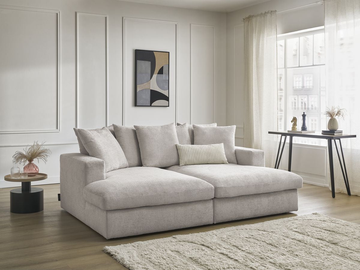 Rett sofa 3-seter SIMEON dyp sits