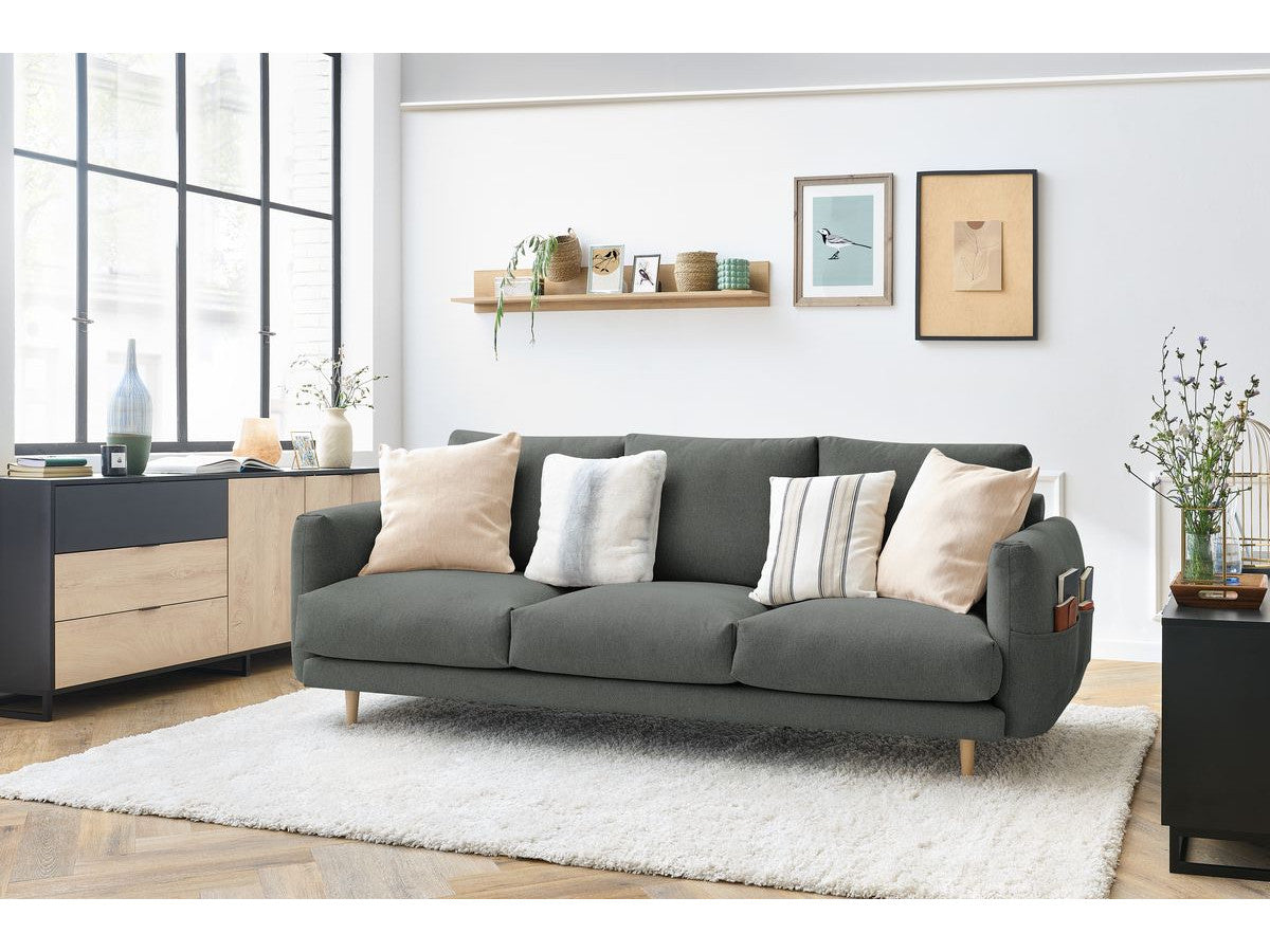 Rett sofa 4-seter ZEBULON