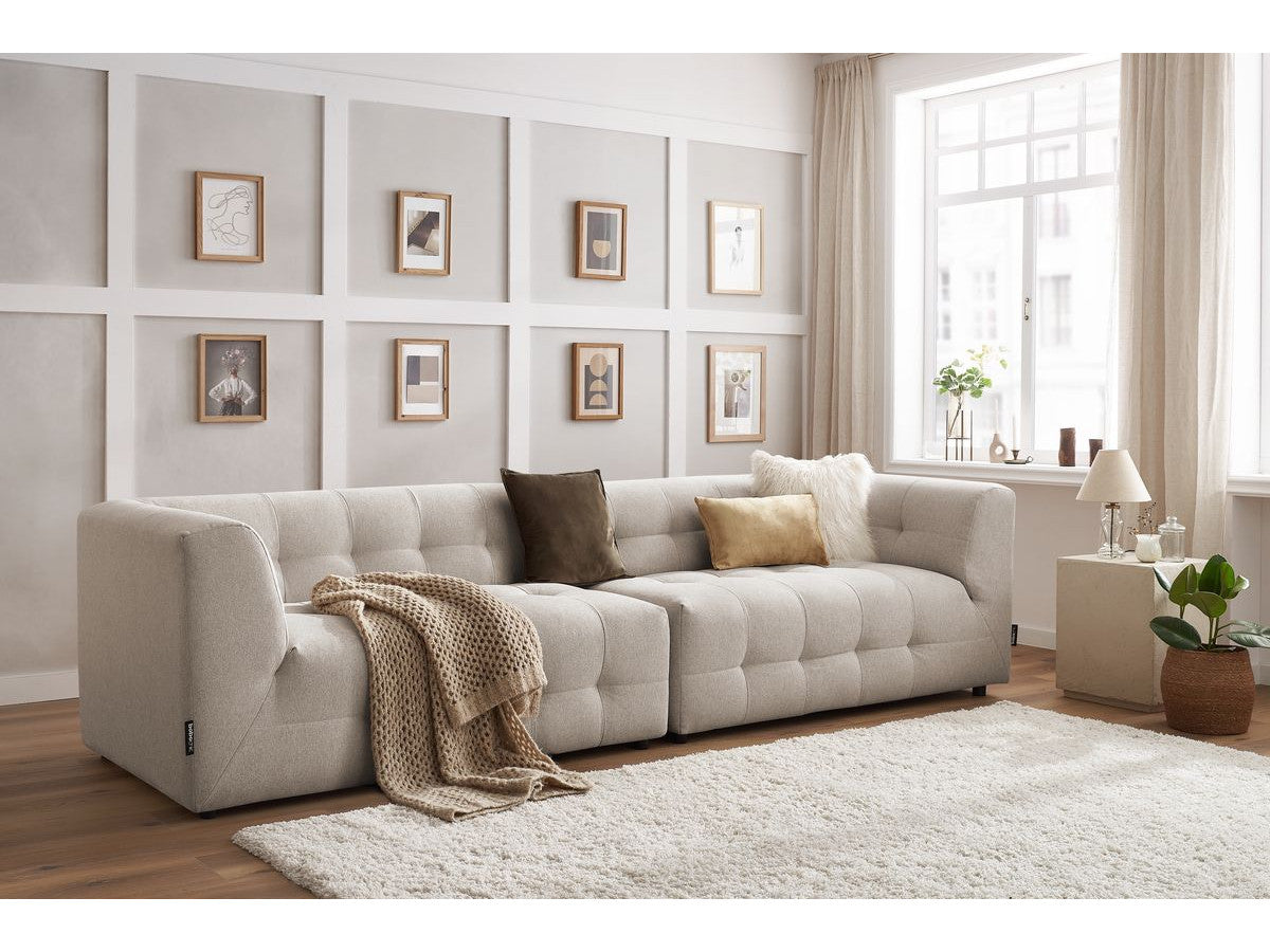 Rett sofa modulær 4-seter KLEBER