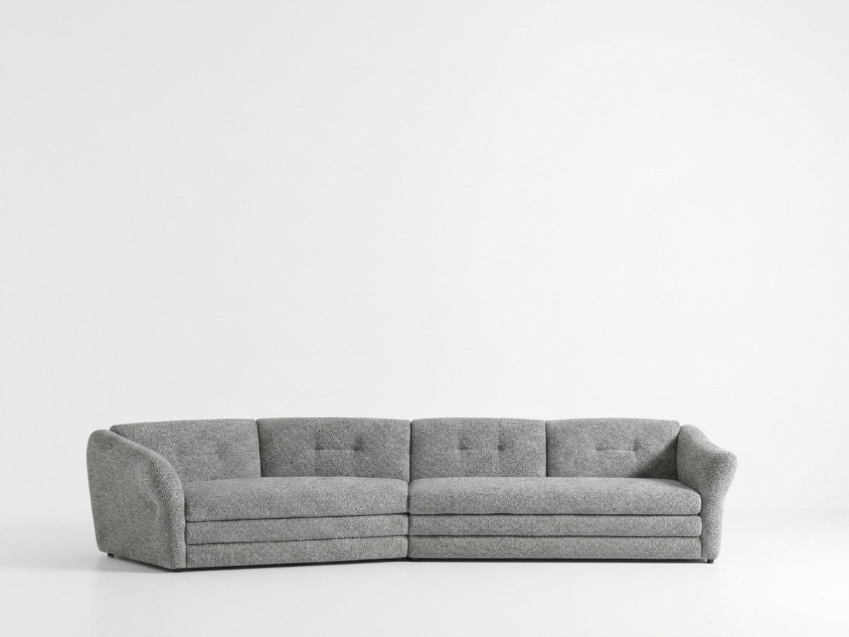 Sofa 4-seter MARBLE i melert stoff