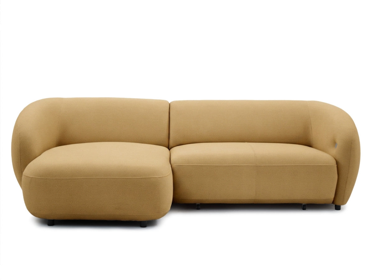 Hjørnesovesofa justerbar sits elektrisk HALO i glatt stoff