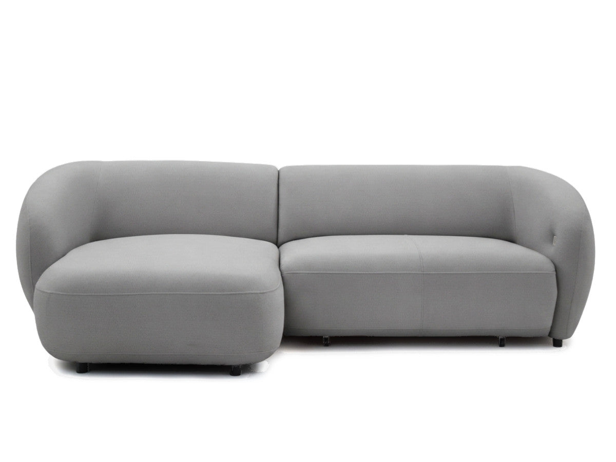Hjørnesovesofa justerbar sits elektrisk HALO i glatt stoff