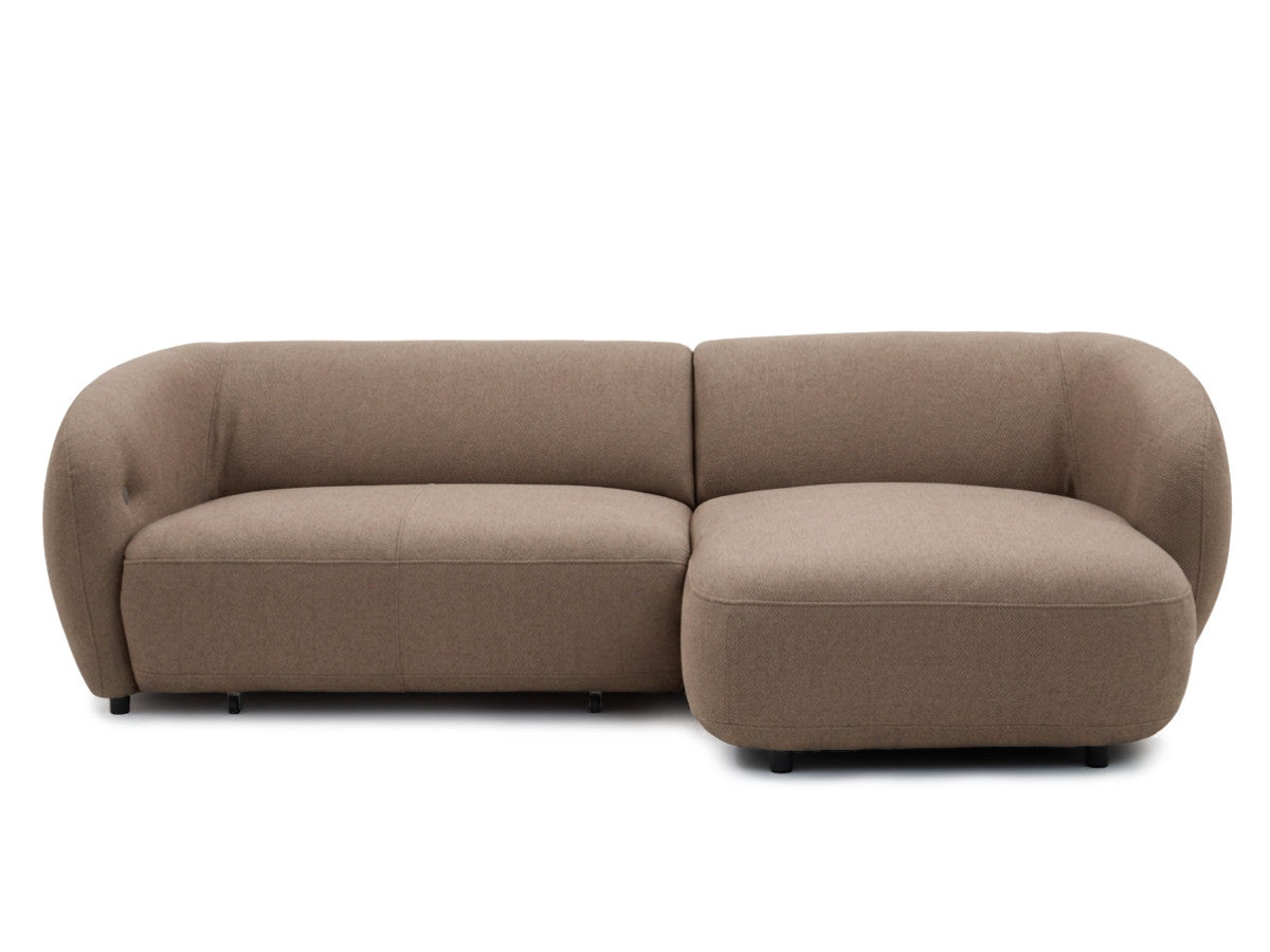 Hjørnesovesofa justerbar sits elektrisk HALO i glatt stoff
