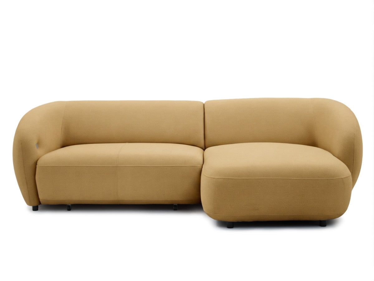 Hjørnesovesofa justerbar sits elektrisk HALO i glatt stoff