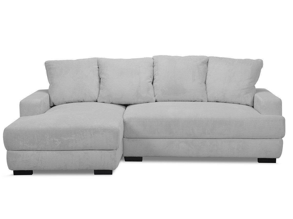 Hjørnesovesofa med oppbevaring CAMPI i kordfløyel