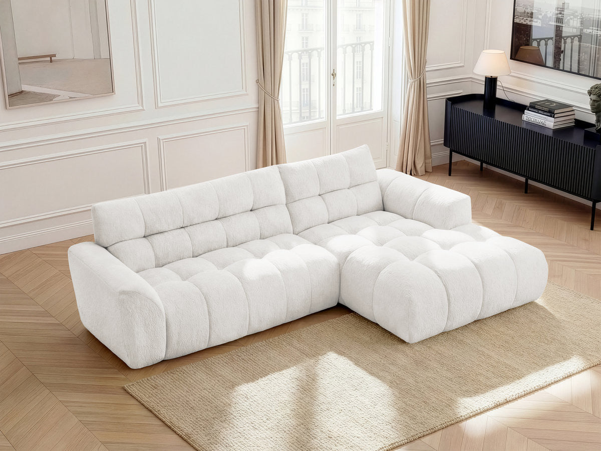 Hjørnesofa JAYA i chenille