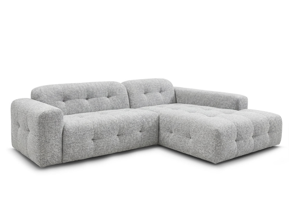 Hjørnesofa LAURA i melert stoff