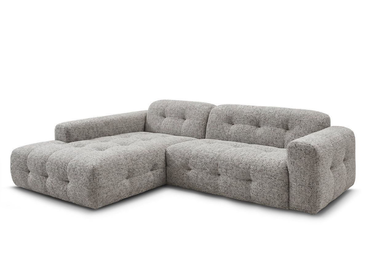 Hjørnesofa LAURA i melert stoff