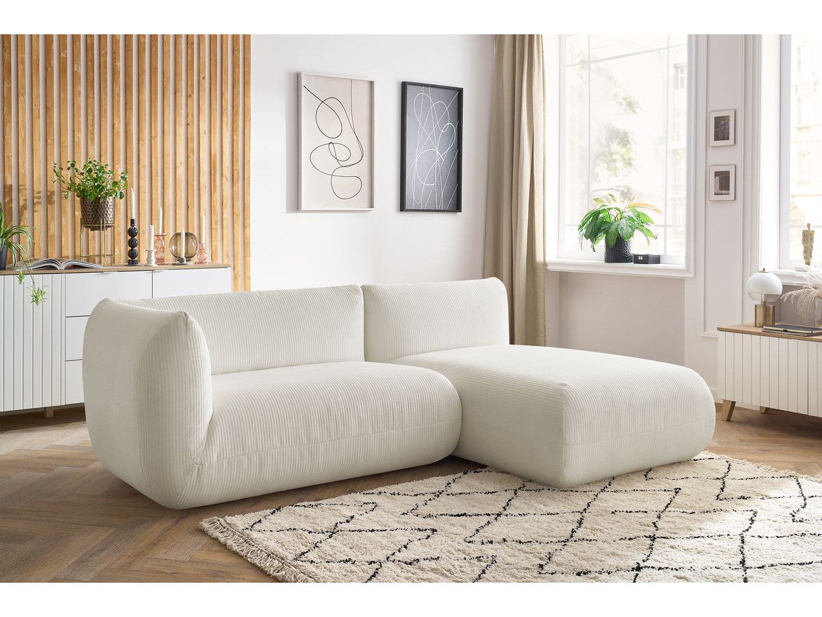 Hjørnesofa LECOMTE med 1 sittemodul 150 cm med armlene og 1 sjeselong uten armlene