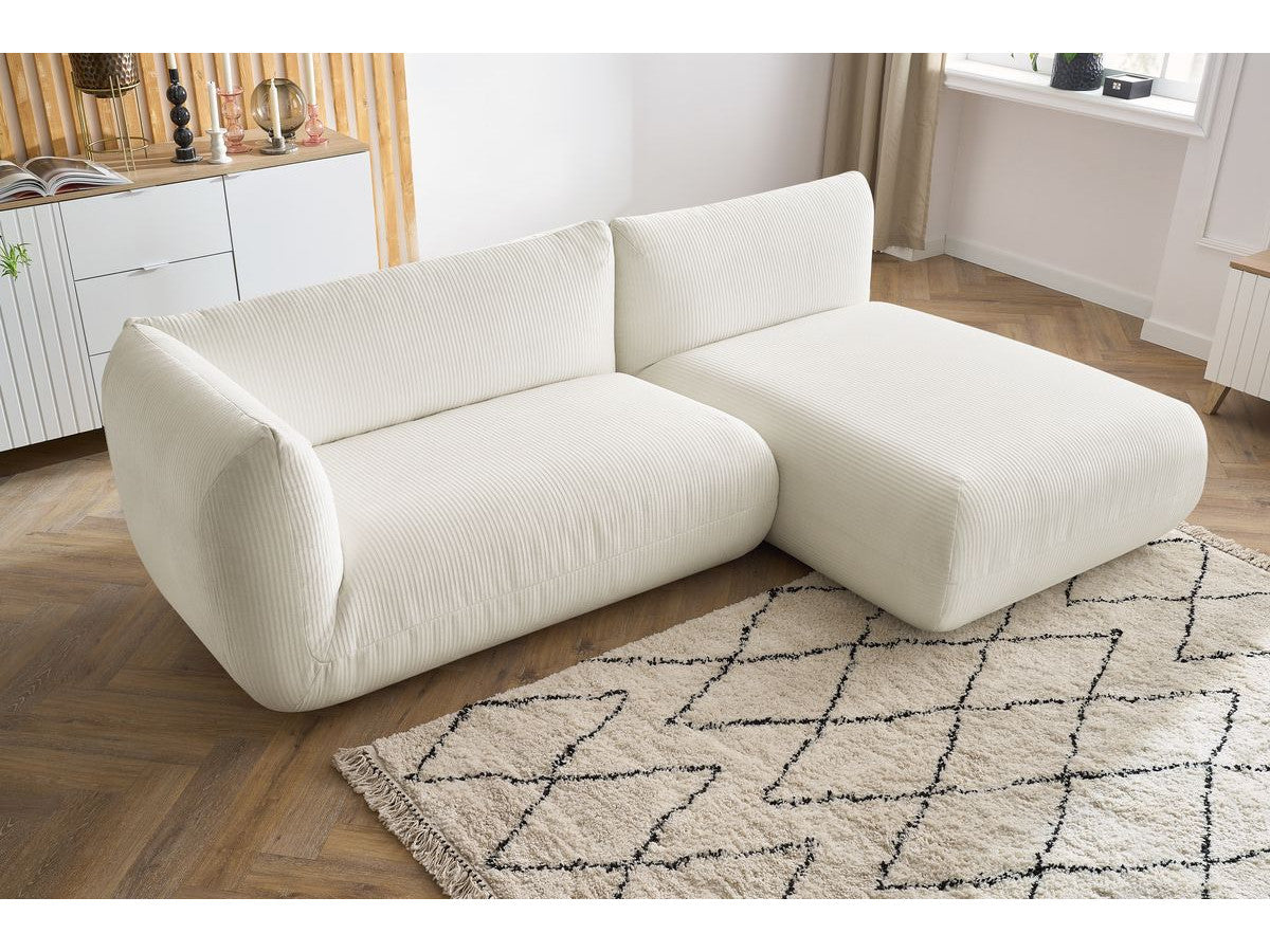 Hjørnesofa LECOMTE med 1 sittemodul 150 cm med armlene og 1 sjeselong uten armlene