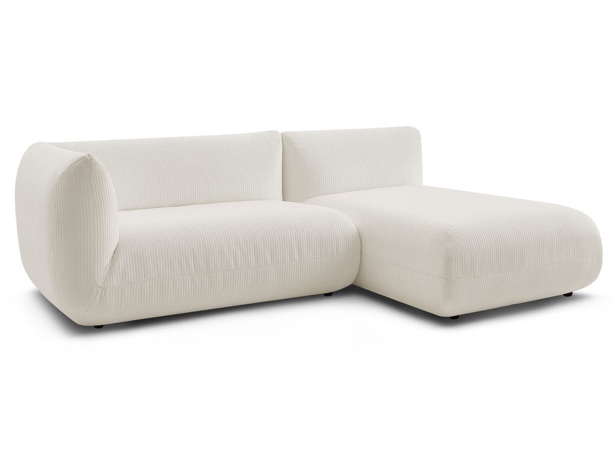 Hjørnesofa LECOMTE med 1 sittemodul 150 cm med armlene og 1 sjeselong uten armlene