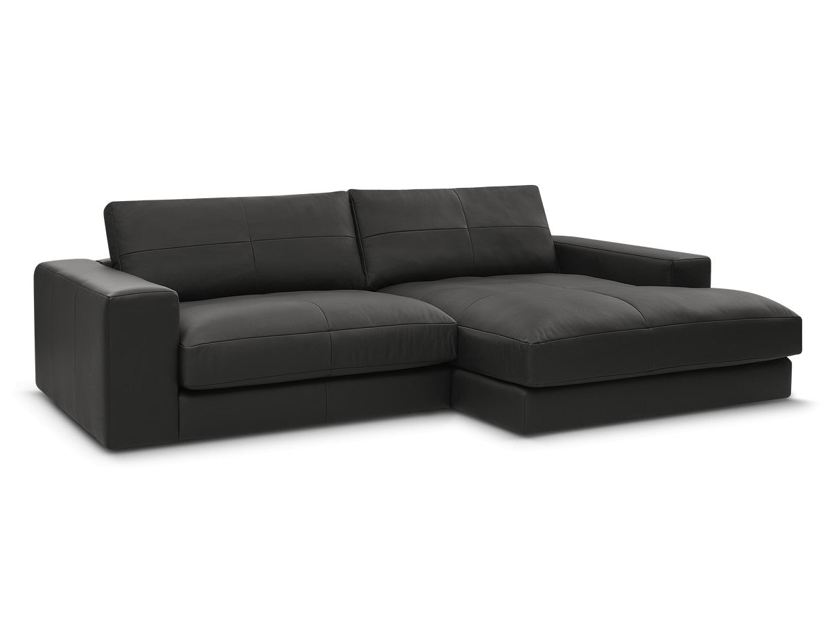 Hjørnesofa LEONARD skinn