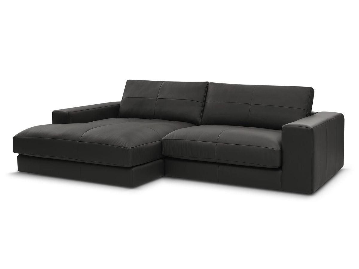 Hjørnesofa LEONARD skinn