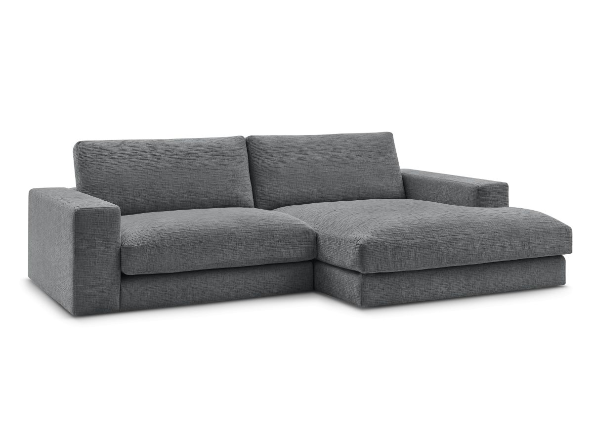 Hjørnesofa LEONARD i teksturert stoff