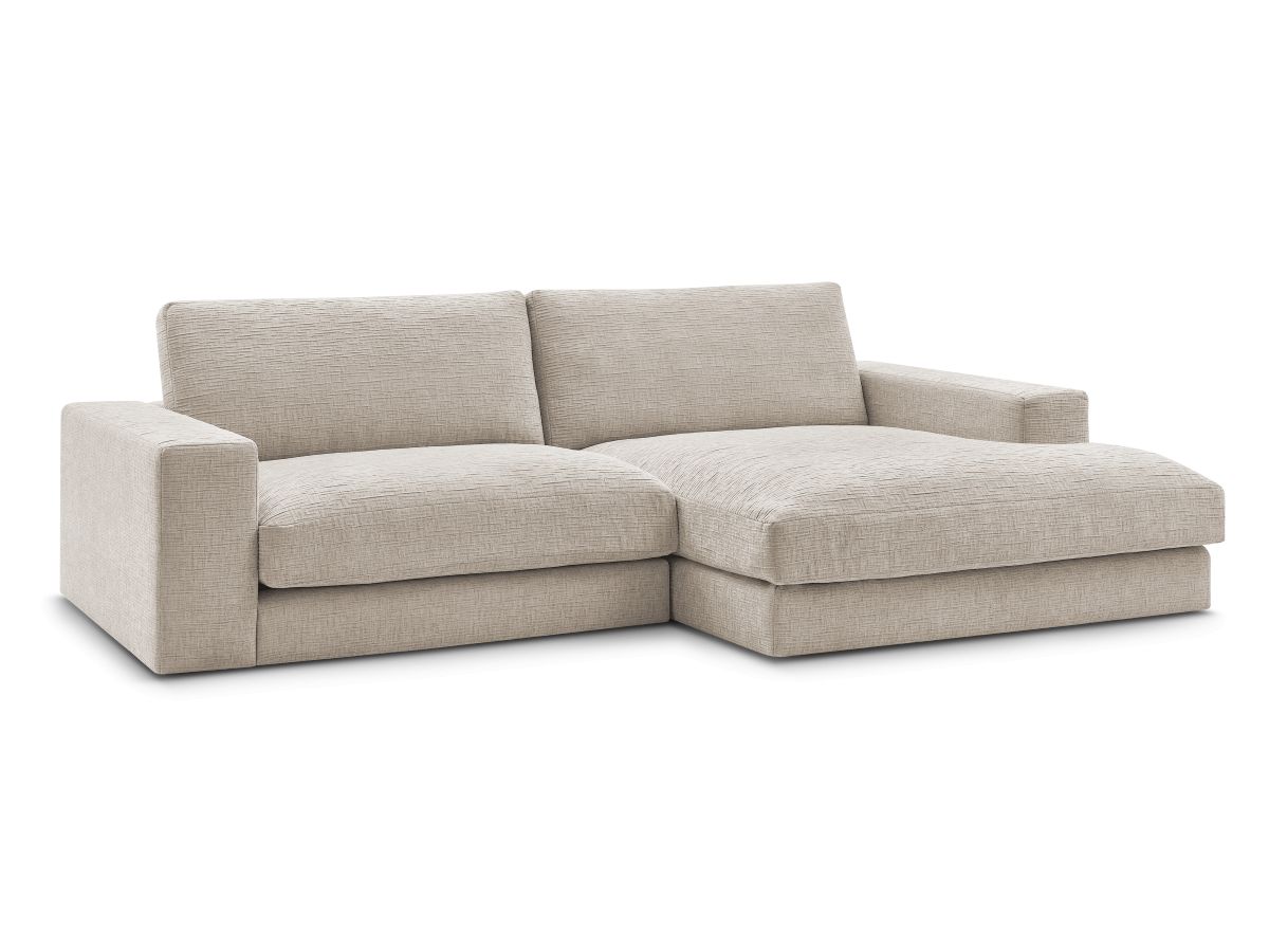 Hjørnesofa LEONARD i teksturert stoff