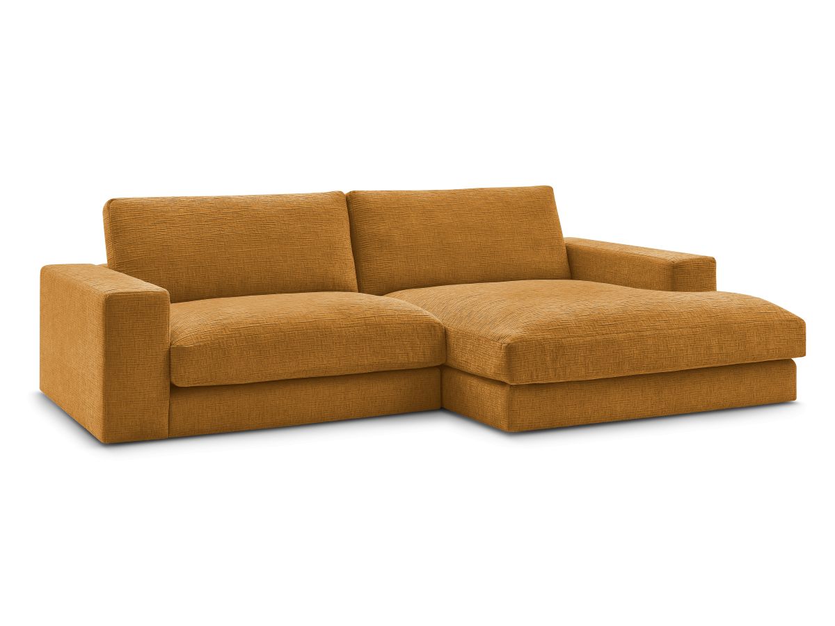 Hjørnesofa LEONARD i teksturert stoff