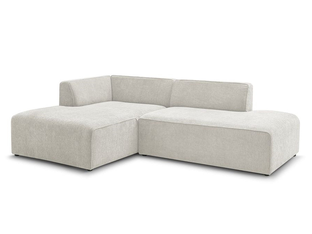 Hjørnesofa MEGEVE i teksturert stoff