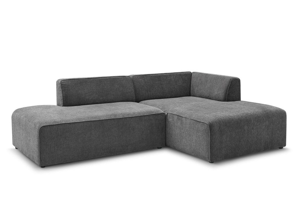 Hjørnesofa MEGEVE i teksturert stoff