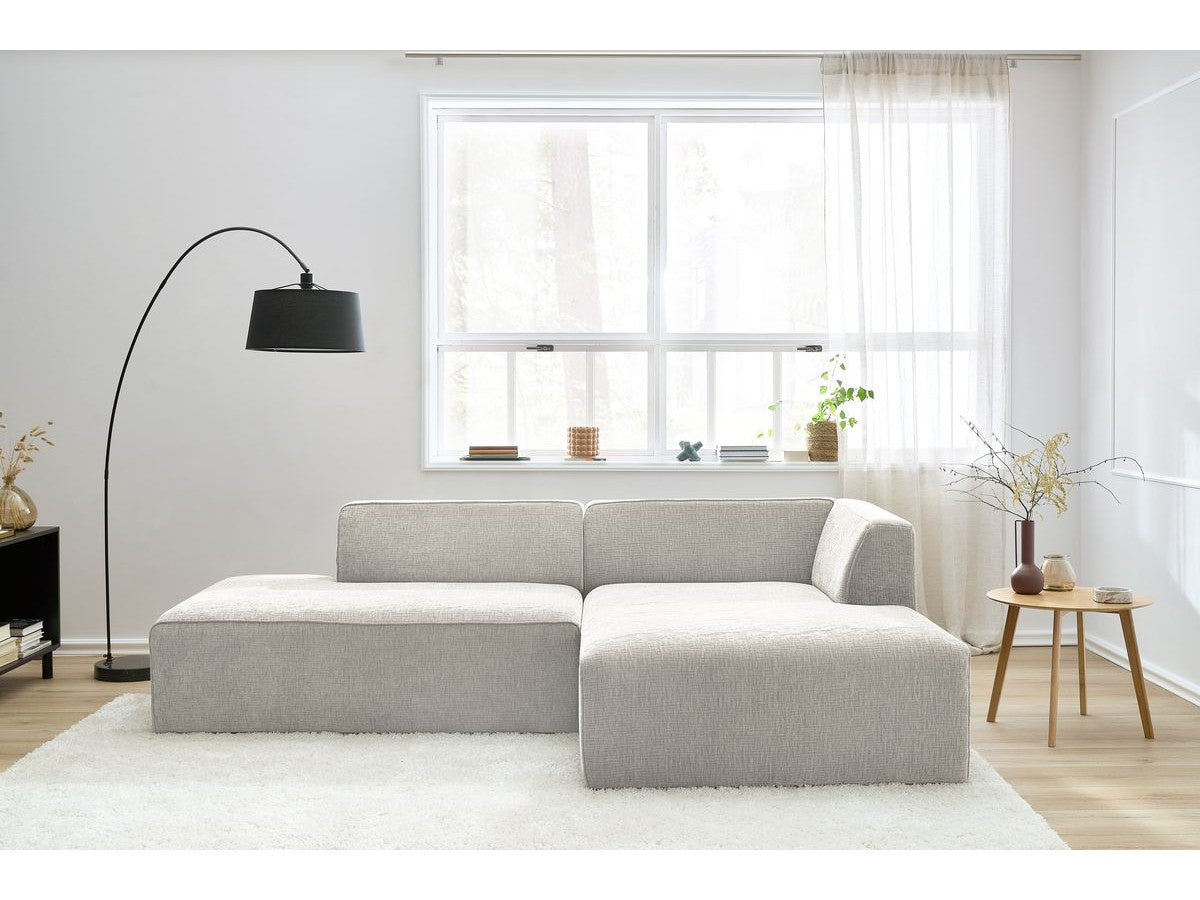 Hjørnesofa MEGEVE i teksturert stoff
