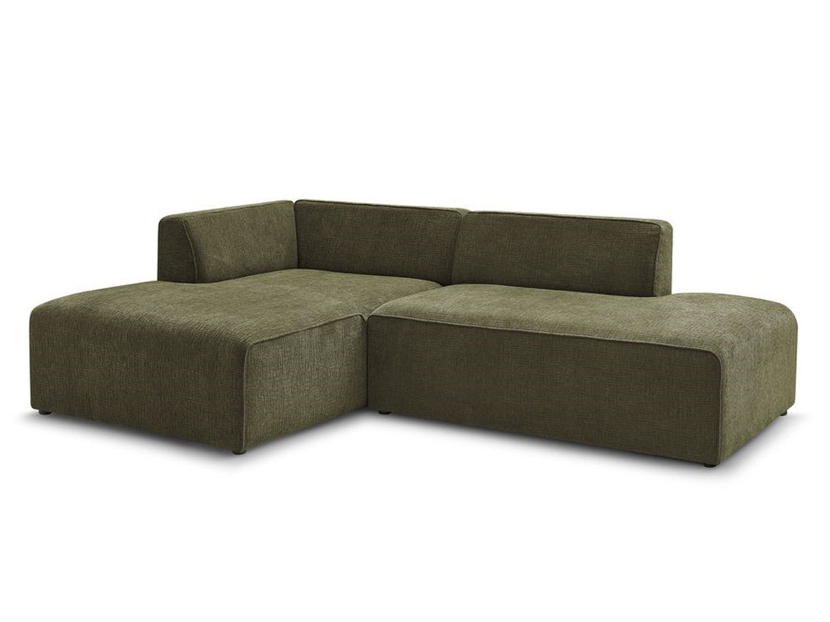 Hjørnesofa MEGEVE i teksturert stoff