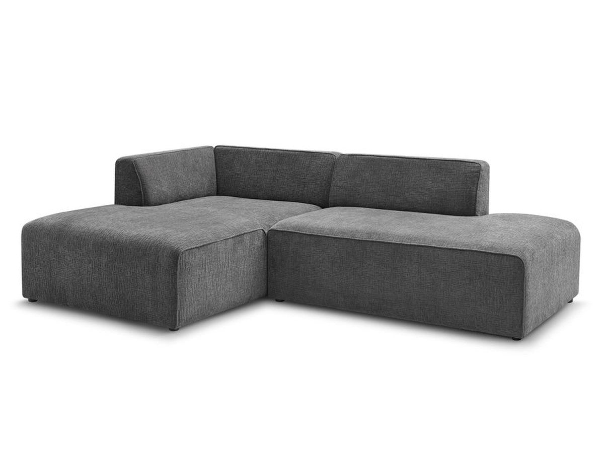 Hjørnesofa MEGEVE i teksturert stoff