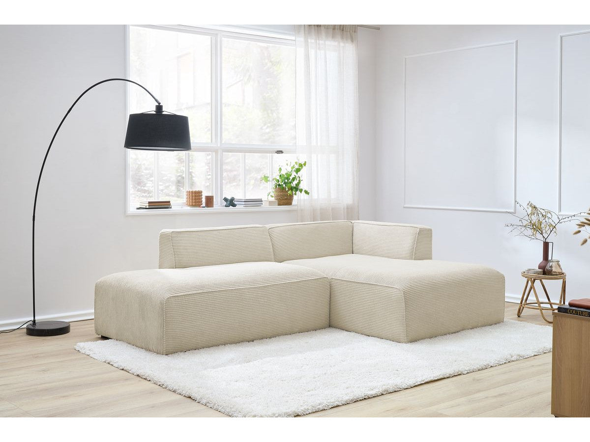 Hjørnesofa MEGEVE i kordfløyel