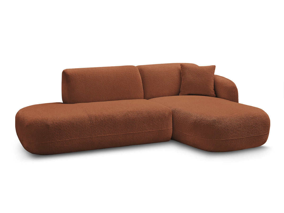 Modulær hjørnesofa ANDA med 1 sjeselong og 1 sittemodul sidebord