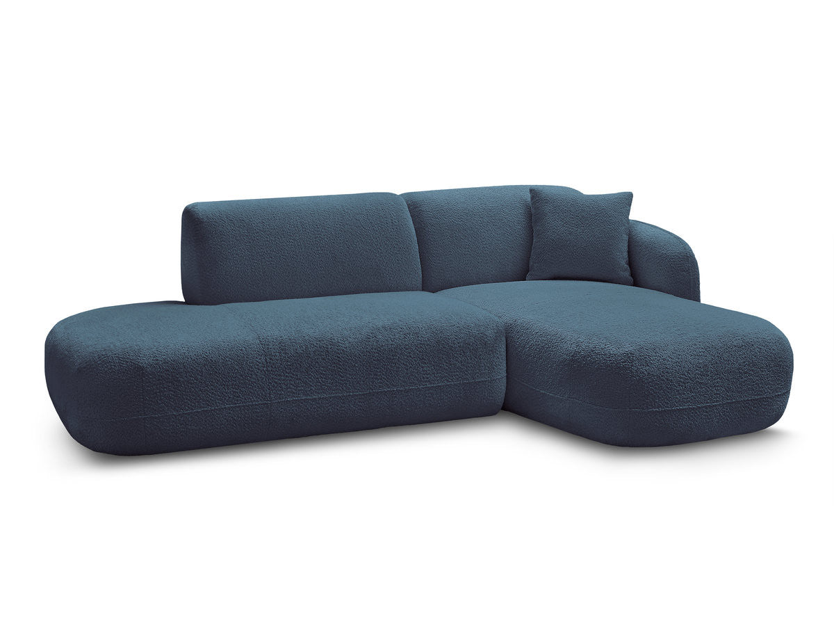 Modulær hjørnesofa ANDA med 1 sjeselong og 1 sittemodul sidebord