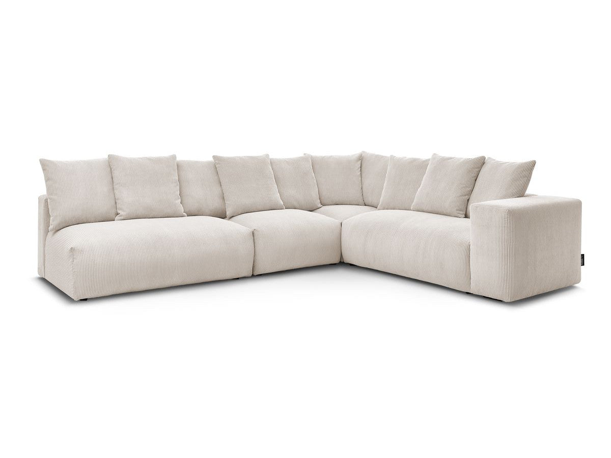 Modulær hjørnesofa VOLTAIRE med 2 sittemoduler 2-seter, 1 hjørne og 1 sittemodul 1-seter