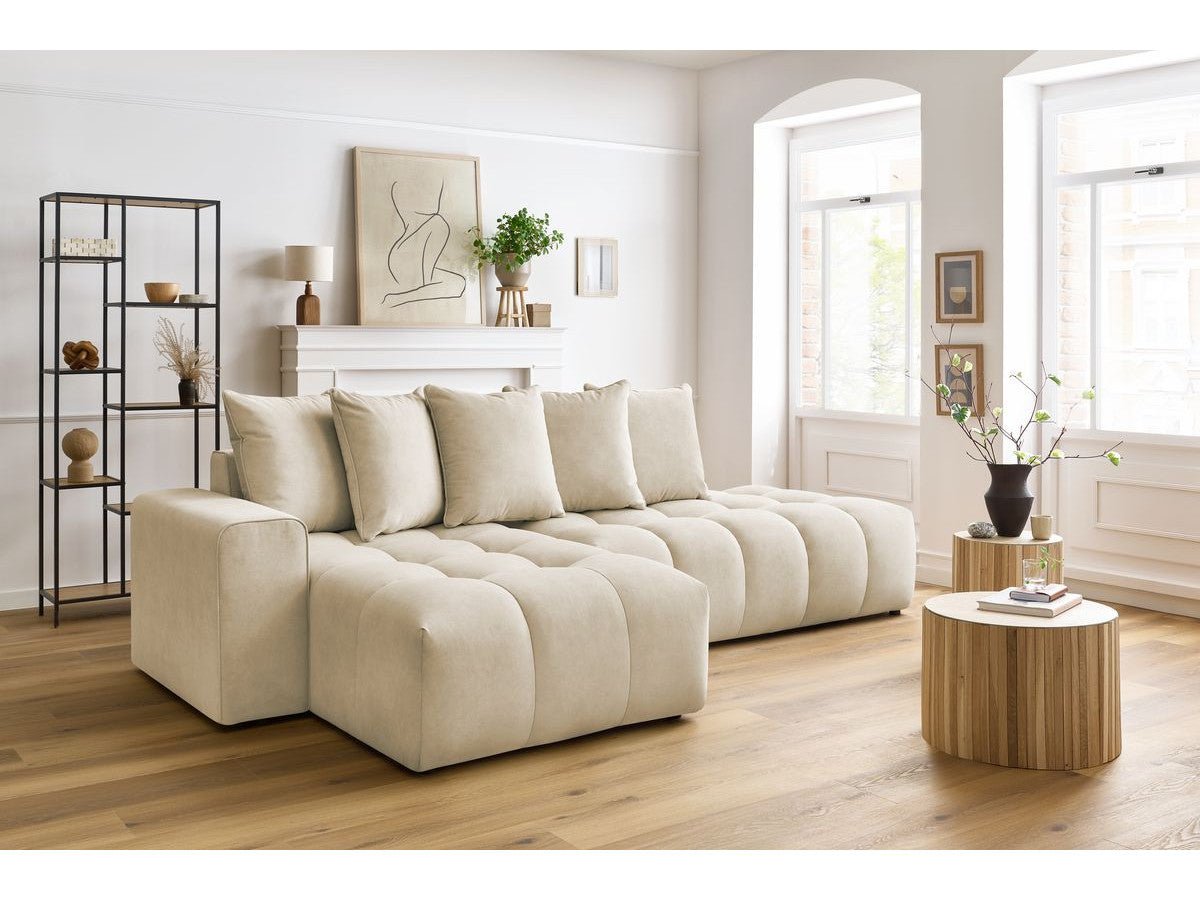 Hjørnesofa MONT-BLANC fløyel