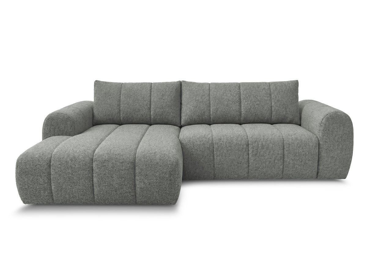 Hjørnesofa NESTY i melert stoff