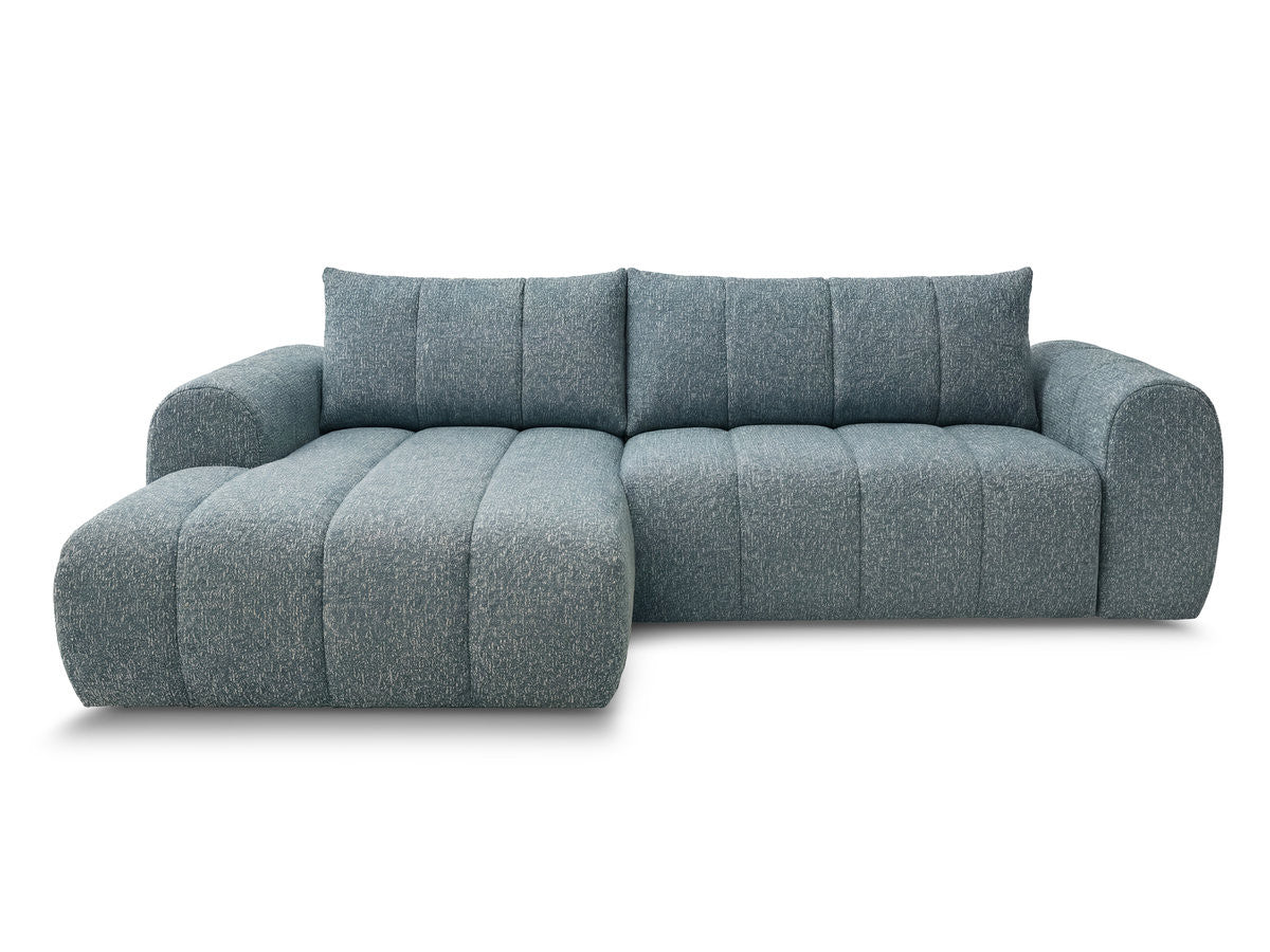 Hjørnesofa NESTY i melert stoff