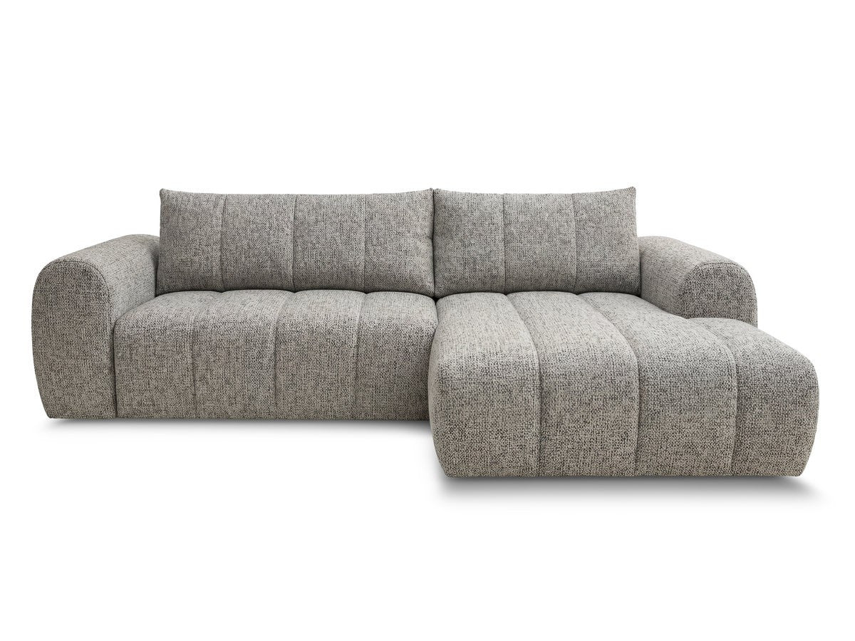 Hjørnesofa NESTY i melert stoff