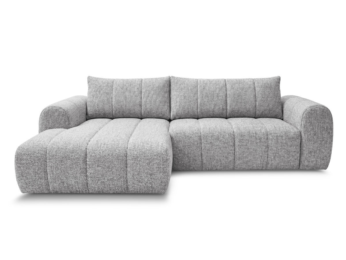 Hjørnesofa NESTY i melert stoff