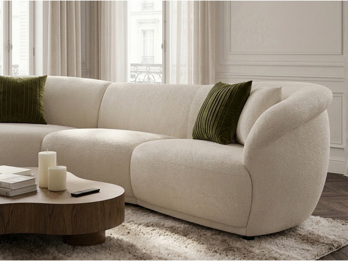 Hjørnesofa NORA i chenille
