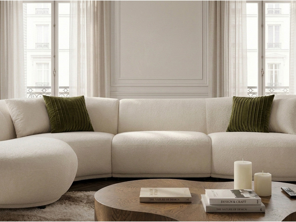 Hjørnesofa NORA i chenille