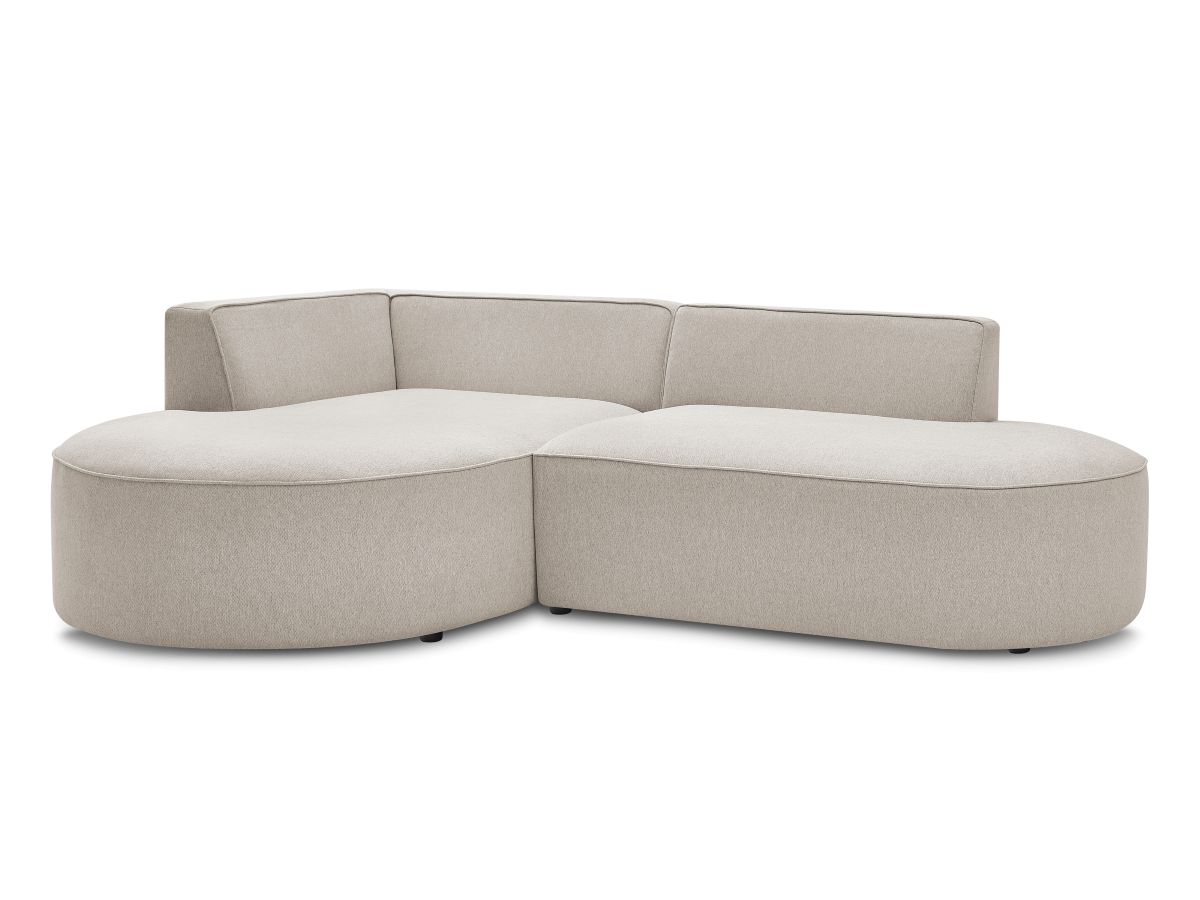 Hjørnesofa ROUSSEAU i melert stoff