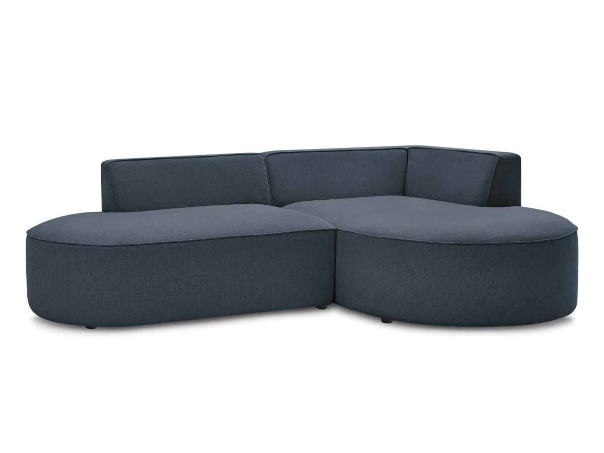 Hjørnesofa ROUSSEAU i melert stoff