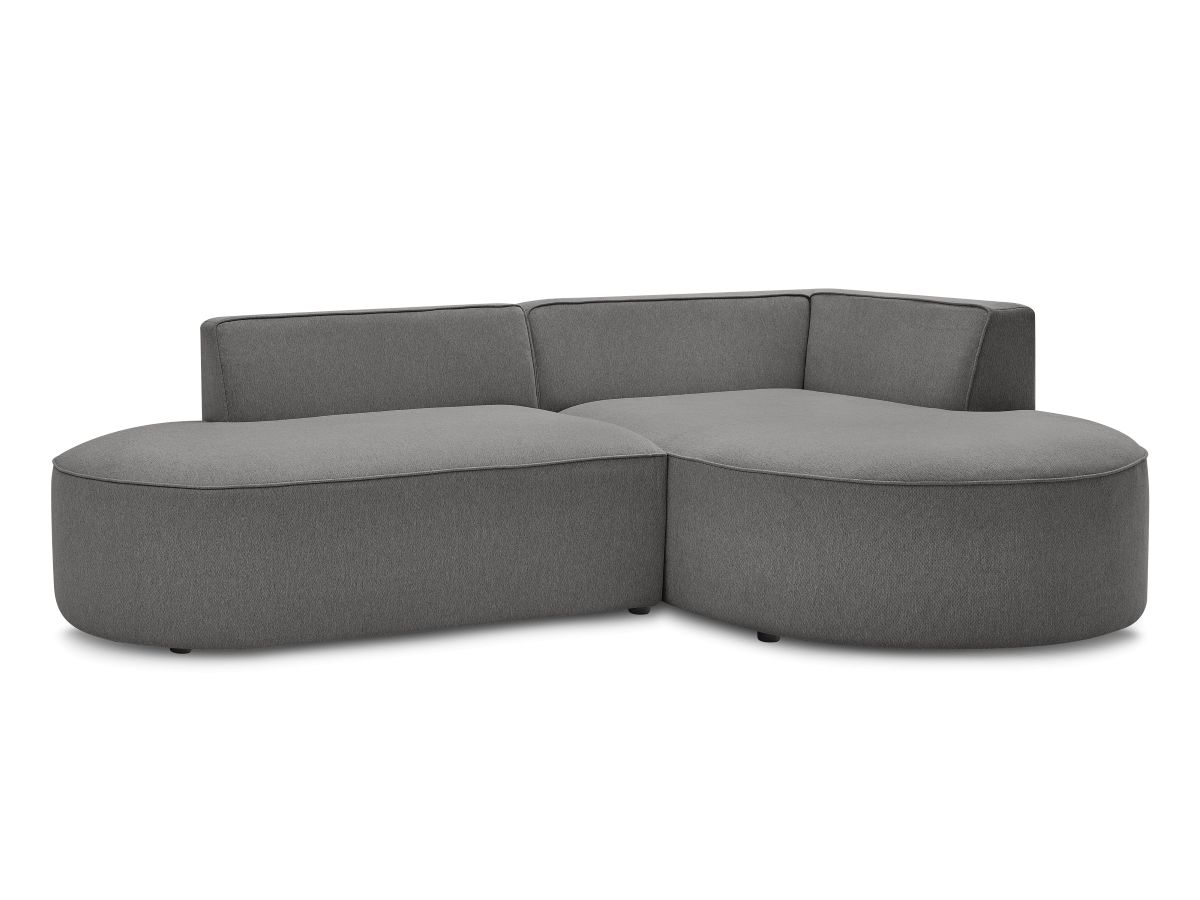 Hjørnesofa ROUSSEAU i melert stoff