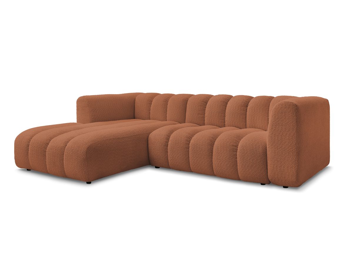 Hjørnesofa TALIA i bouclé-stoff
