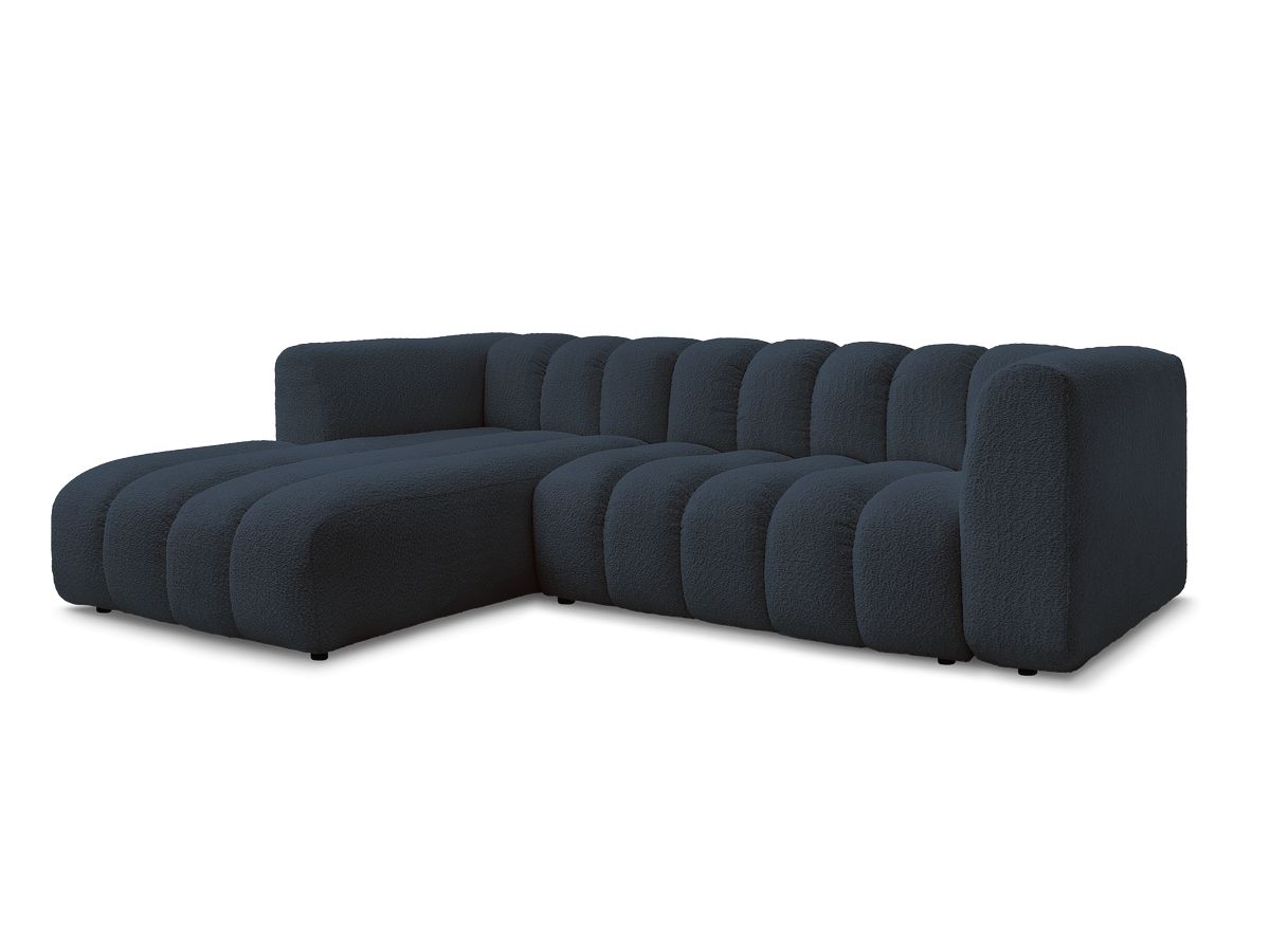 Hjørnesofa TALIA i bouclé-stoff