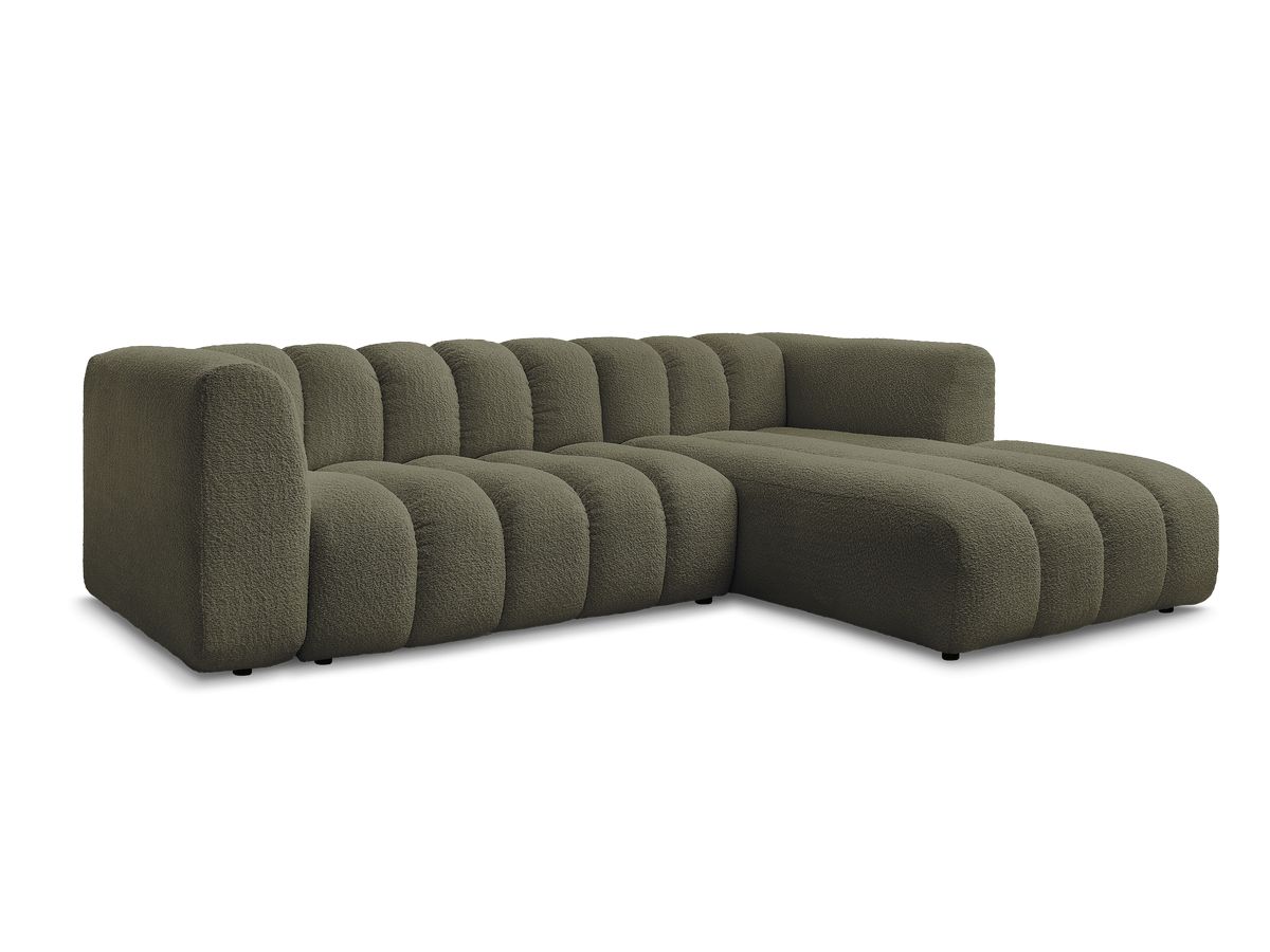 Hjørnesofa TALIA i bouclé-stoff