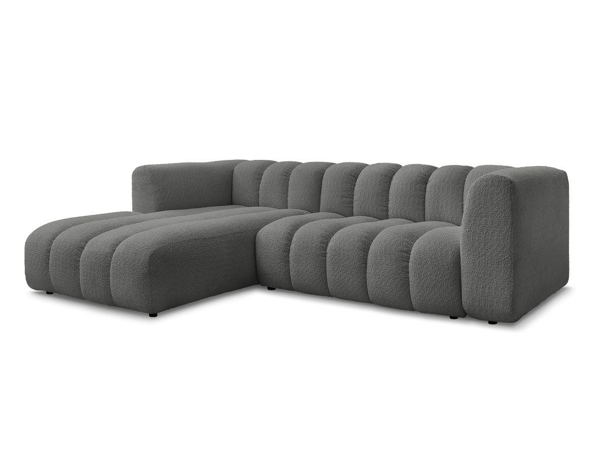 Hjørnesofa TALIA i bouclé-stoff