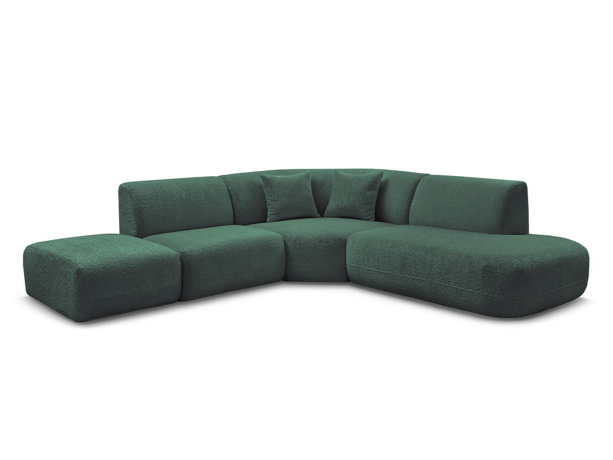 L-hjørnesofa modulær ANDA i chenille