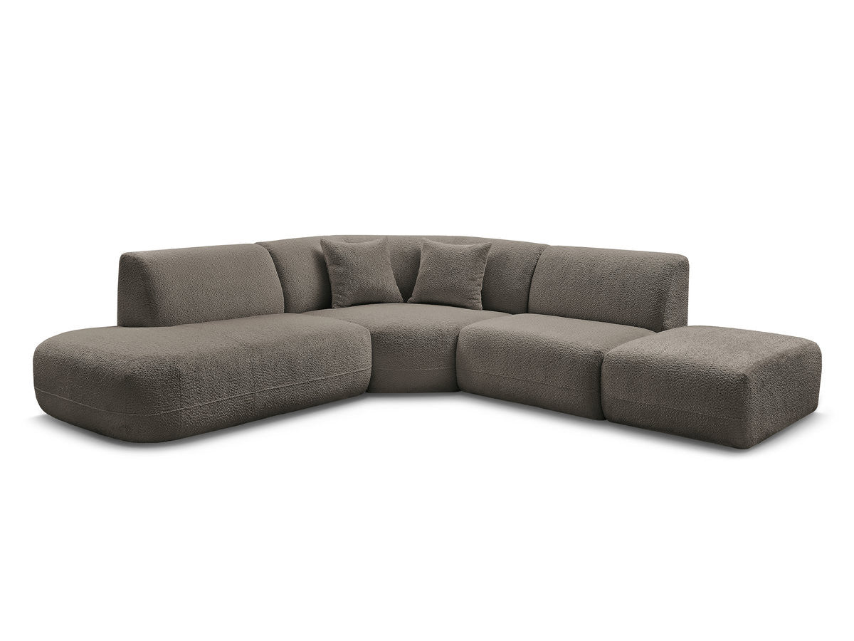L-hjørnesofa modulær ANDA i chenille