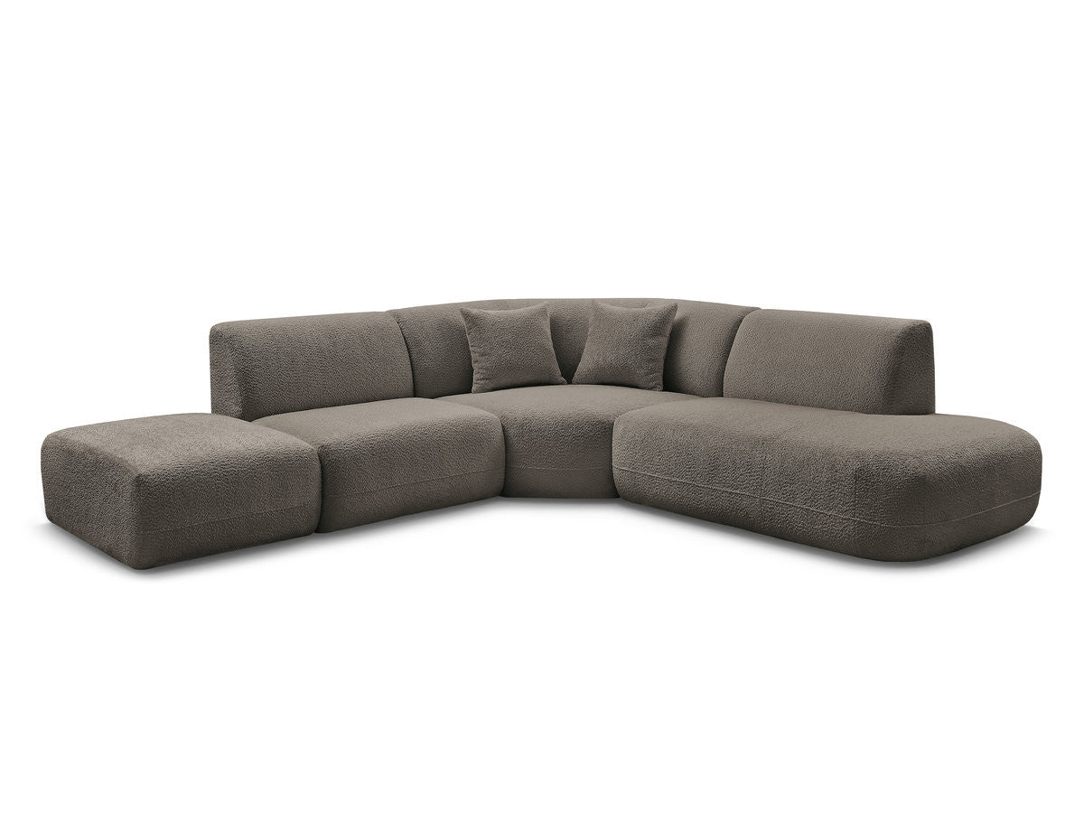 L-hjørnesofa modulær ANDA i chenille