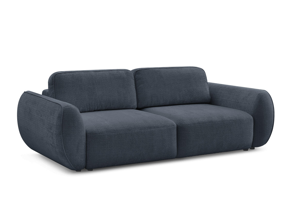 Rett sovesofa 3-seter DENISE i teksturert stoff